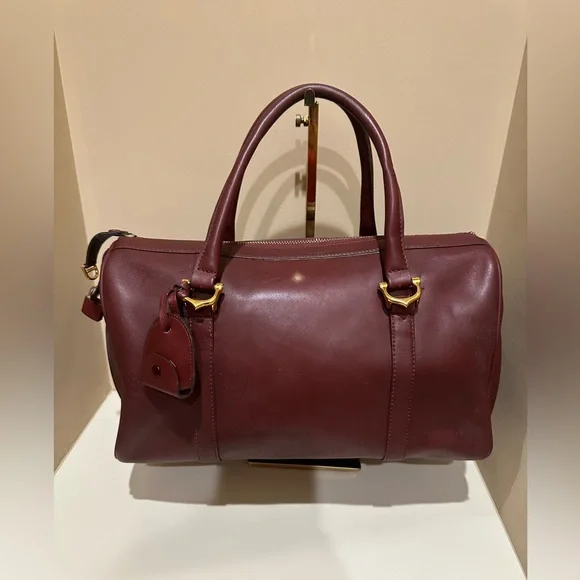 Cartier | Bags | Cartier Boston Vintage Bordeaux Leather